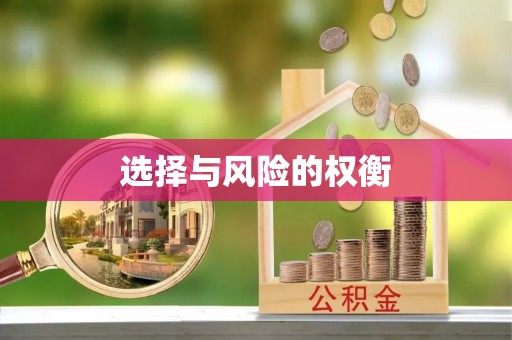 吴中选择与风险的权衡