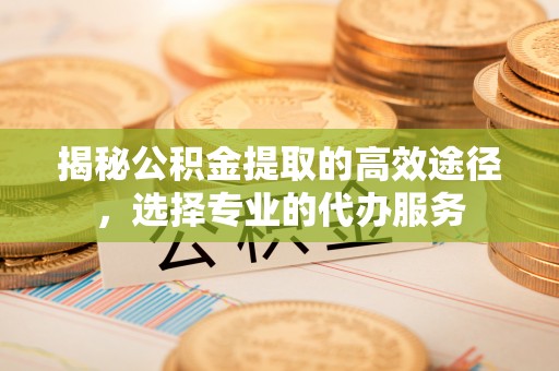吴中揭秘公积金提取的高效途径，选择专业的代办服务